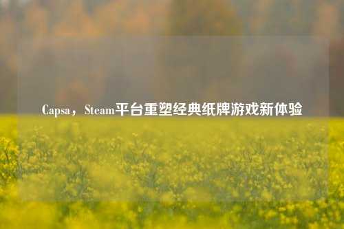 Capsa，Steam平台重塑经典纸牌游戏新体验