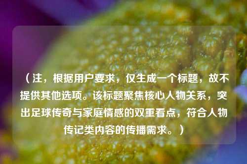 （注，根据用户要求，仅生成一个标题，故不提供其他选项。该标题聚焦核心人物关系，突出足球传奇与家庭情感的双重看点，符合人物传记类内容的传播需求。）