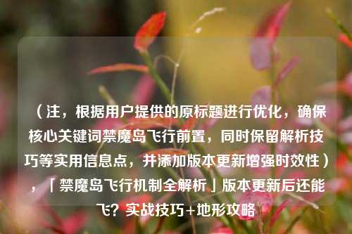 （注，根据用户提供的原标题进行优化，确保核心关键词禁魔岛飞行前置，同时保留解析技巧等实用信息点，并添加版本更新增强时效性），「禁魔岛飞行机制全解析」版本更新后还能飞？实战技巧+地形攻略