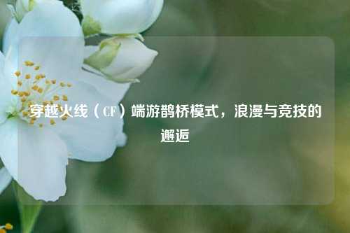 穿越火线（CF）端游鹊桥模式，浪漫与竞技的邂逅